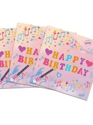 Disco Happy Birthday Napkins