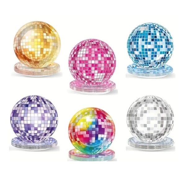 Disco Paper Plates 6 Piece