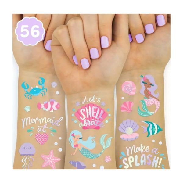 Mermaid Temporary Tattoos Party Favors