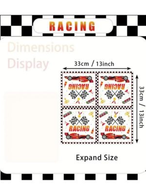 Race Car Paper Napkins 20 Piece