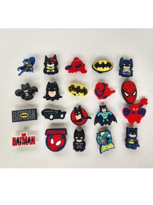 Super Hero Party Favors Shoe Charms