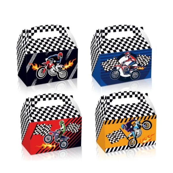 Motocross Party Favor Boxes