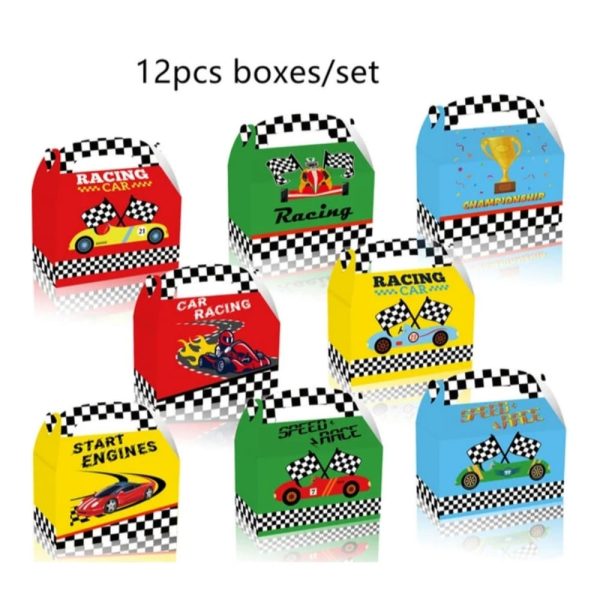 Race Car Party Favor Boxes
