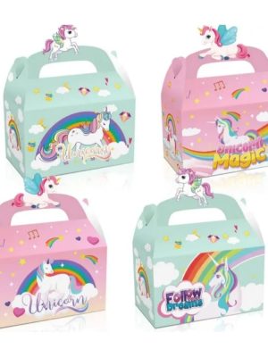 Unicorn Party Favor Boxes