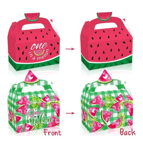 Watermelon One In A Melon Party Favor Boxes 12 Piece