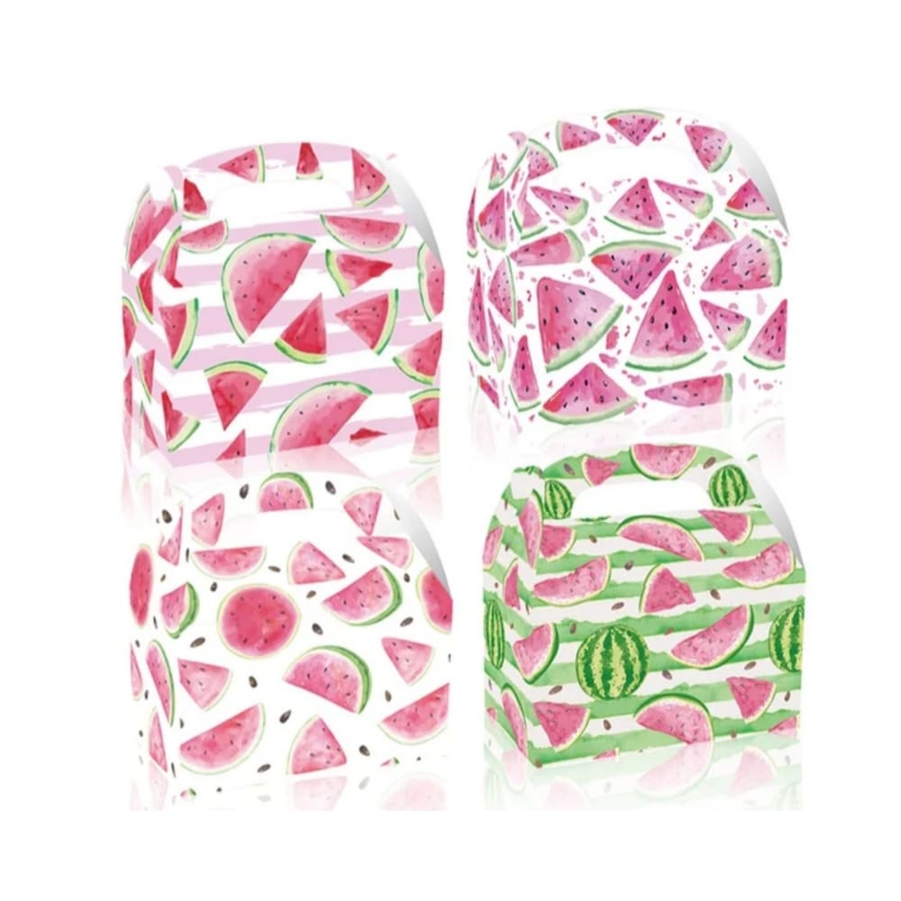 Watermelon Party Favor Boxes-12 Piece 3 Watermelon Party Favor Boxes 12 Piece