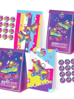 Rollerskate Party Favor Bags