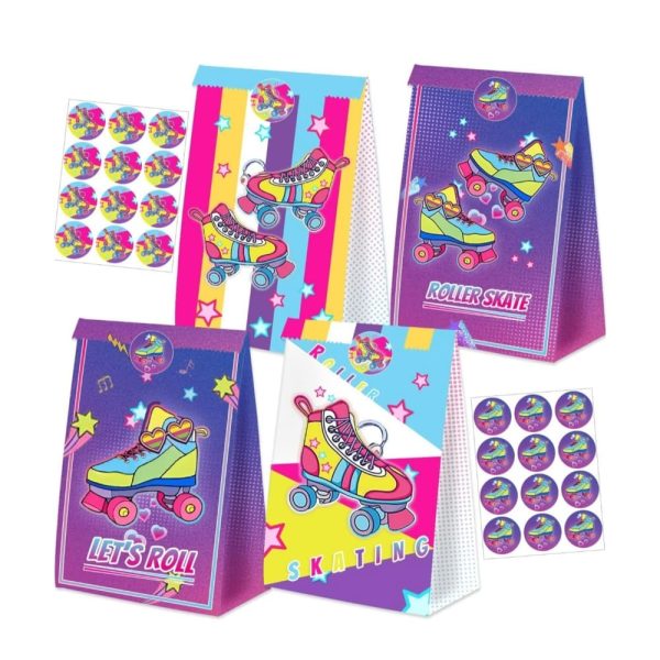 Rollerskate Party Favor Bags