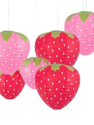 Strawberry Paper Laterns