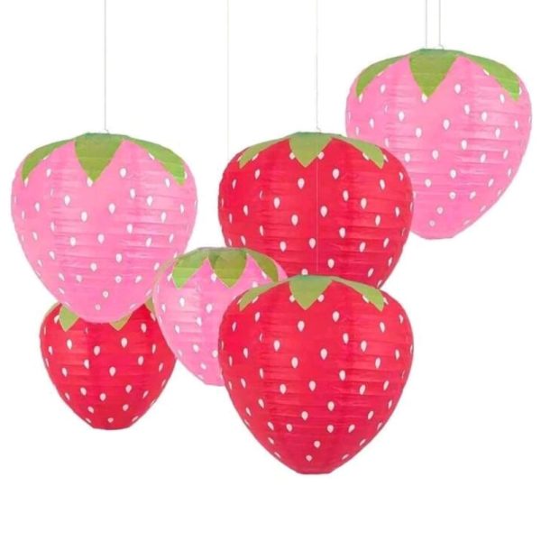 Strawberry Paper Laterns