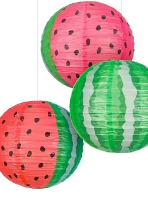 Watermelon Paper Lanterns