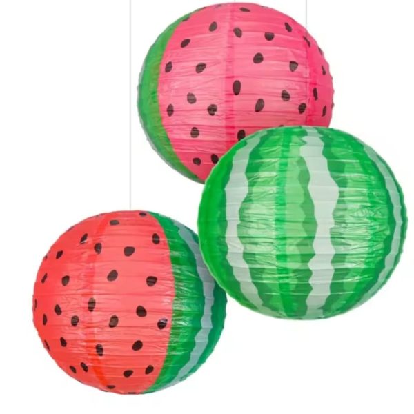 Watermelon Paper Lanterns