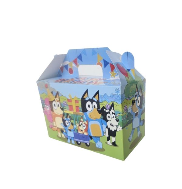 Bluey Happy Birthday Party Favor Boxes
