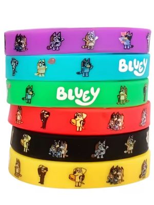 Bluey and Friends Party Favors Silicone Wristbands