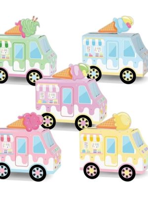 Ice Cream Truck Shaped Favor Boxes