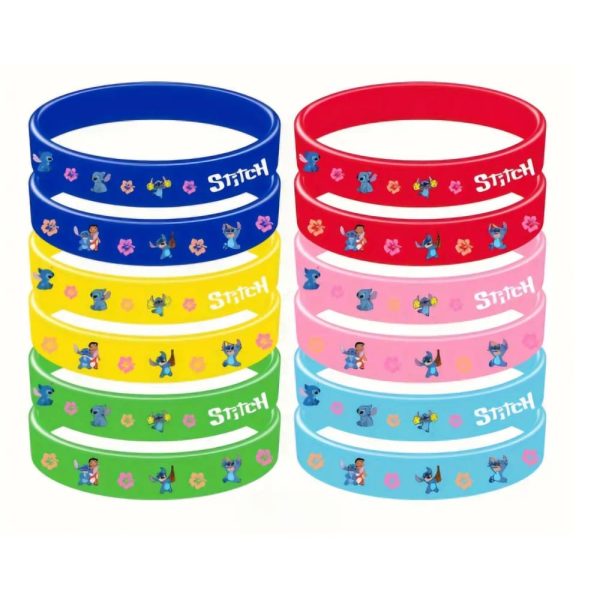 Lilo And Stitch Party Favors Silicone Wristbands
