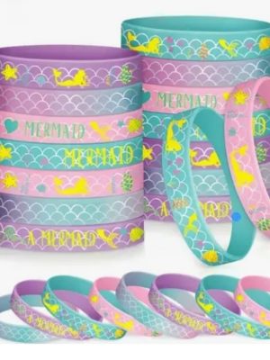 Mermaid Party Favors Silicone Writsbands