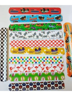 Monster Truck Party Favors Slapbands Design 2