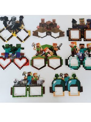 Pixel Party Photo Props Glasses 8 Piece