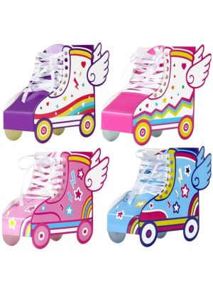 Roller Skating Favor Boxes 8 Piece Party Favors