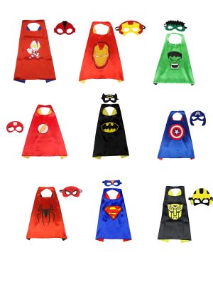 Superhero Capes And Masks 9 Piece
