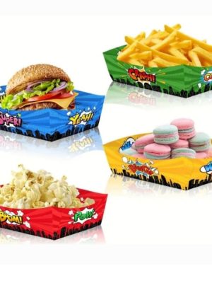 Superhero Party Snack Trays