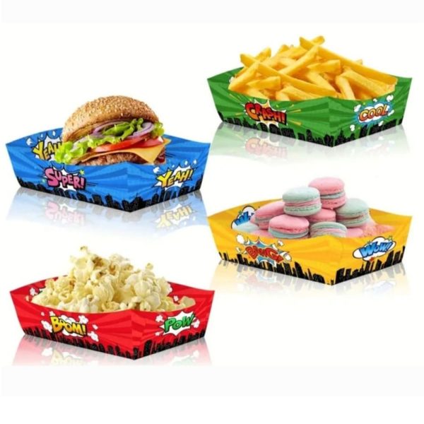Superhero Party Snack Trays
