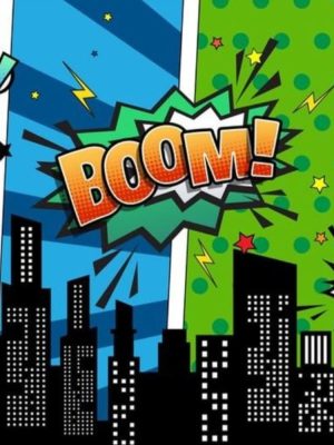 Superhero Themed Backdrop