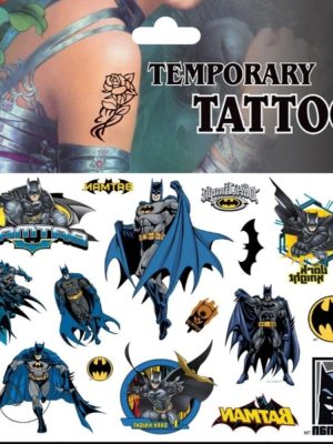 Batman Party Favors Temporary Tattoos