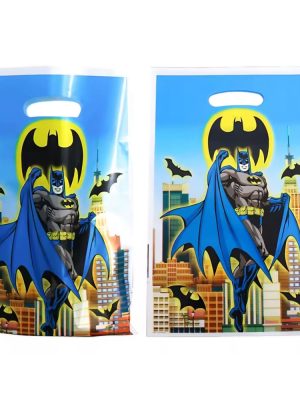 Batman Themed Party Loot Bags 10 Piece Party Favors