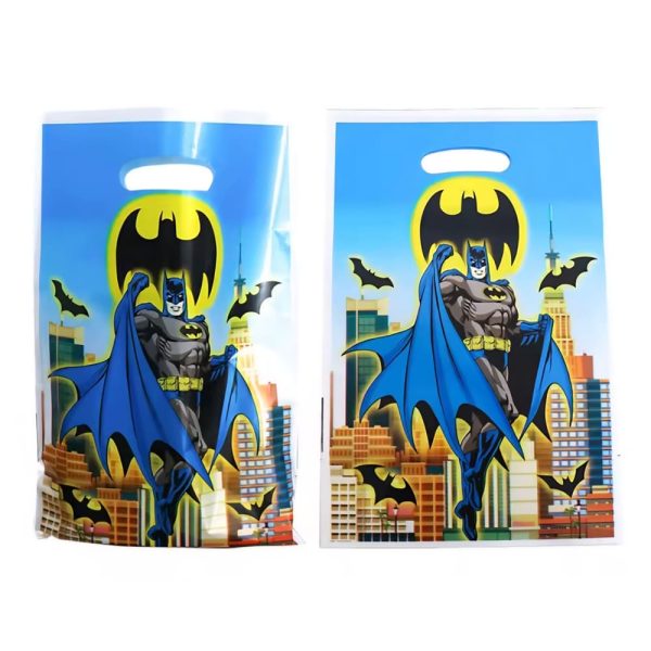 Batman Themed Party Loot Bags 10 Piece Party Favors