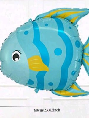 Blue Tropical Shaped Foil Balloon
