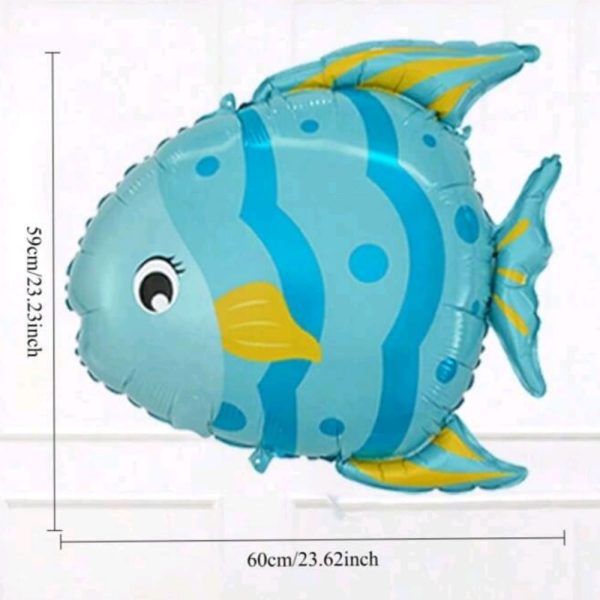 Blue Tropical Shaped Foil Balloon