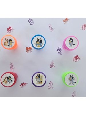 Bluey Themed Party Favors Stamps