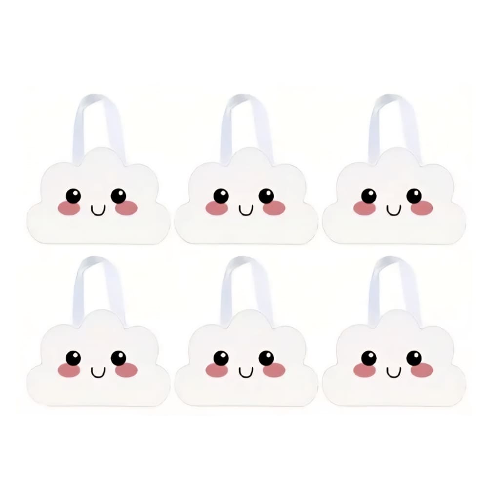 Cloud Shaped Favor Bags With Handles-5 Piece 1 Cloud Shaped Party Favor Bags
