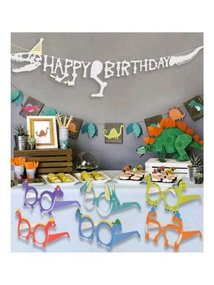 Dinosaur Party Accesories Paper Photo Props