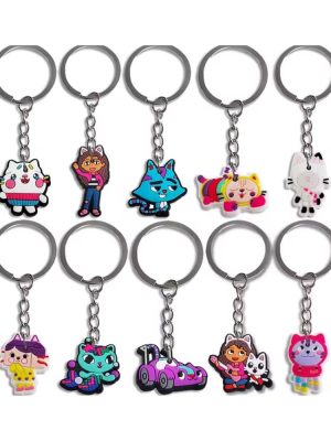 Dollhouse Party Favors Keyrings Assorted Designs