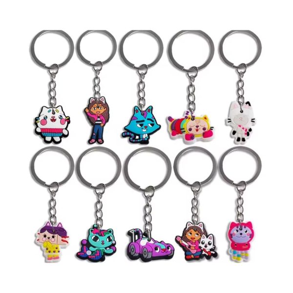 Dollhouse Party Favors Keyrings Assorted Designs