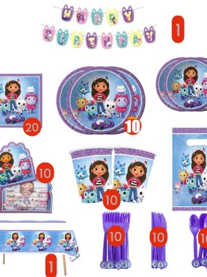 Gabby Party Decoration Set 102 Piece