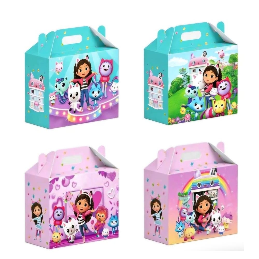 Gabby Dollhouse Themed Party Favor Boxes-12 Piece 1 Gabby Themed Party Favor Boxes