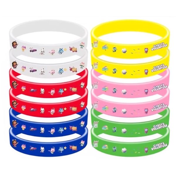 Gabby Themed Party Favors Silicone Wristbands
