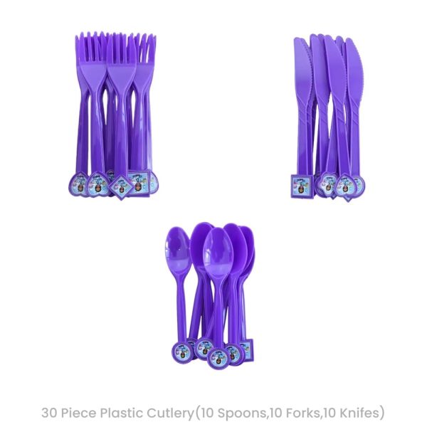 Gabby Themed Plastic Cutlery Set 30 Piece