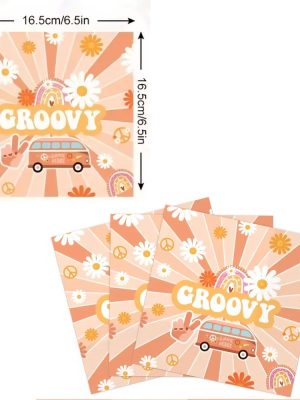 Groovy Paper Napkins Groovy Disposable Tableware