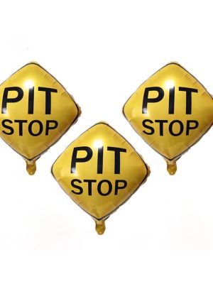 Racing Pit Stop Foil Balloons Party Decorations Racing Themed Decorations