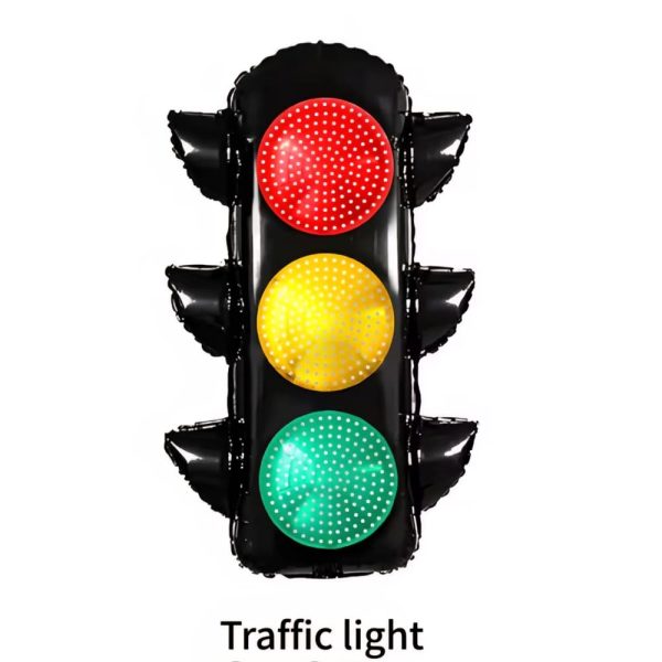 Racing Traffic Light Shaped Foil Balloon