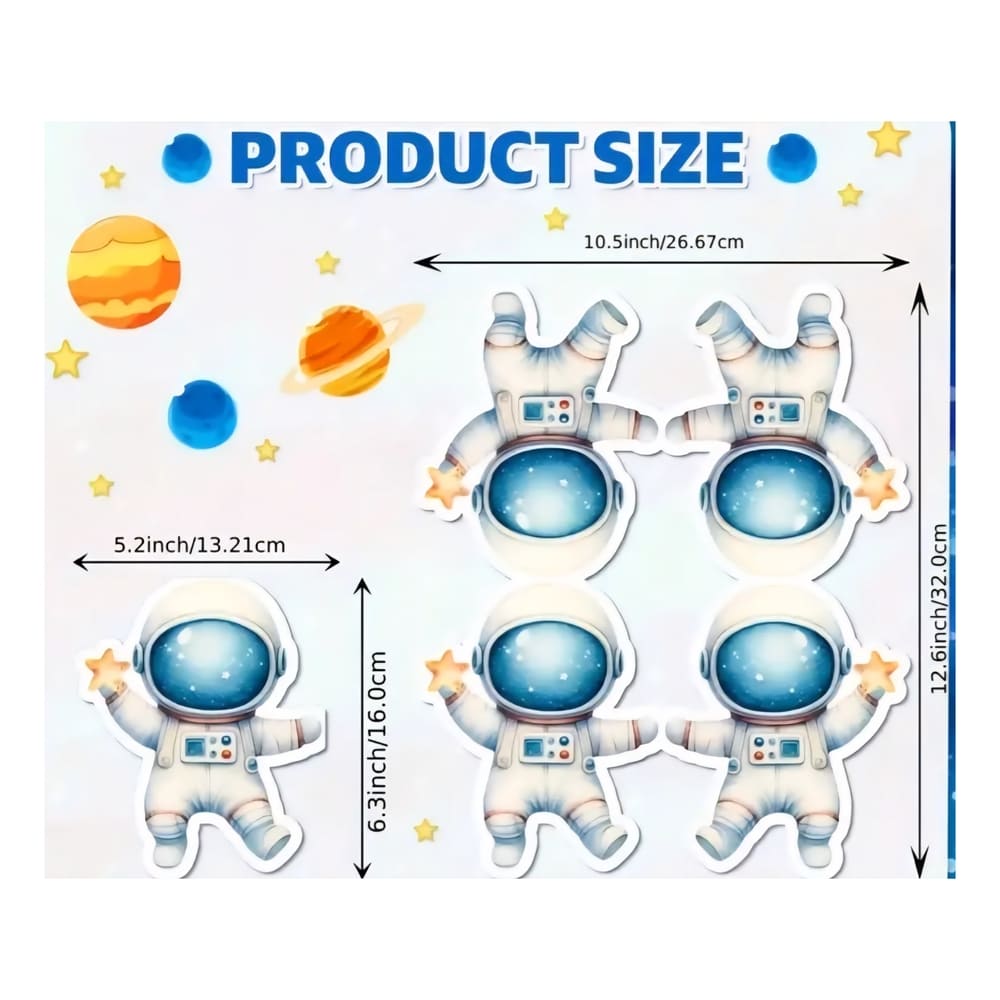 Space Astronaut Shaped Paper Napkins-20 Piece 2 Space Austronaut Shaped Paper Napkins Space Themed Tableware