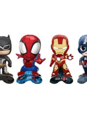Super Hero Standing Foil Balloons Super Hero Party Decorations