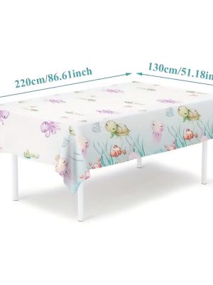 Under The Sea Disposable Tablecloth Dimensions