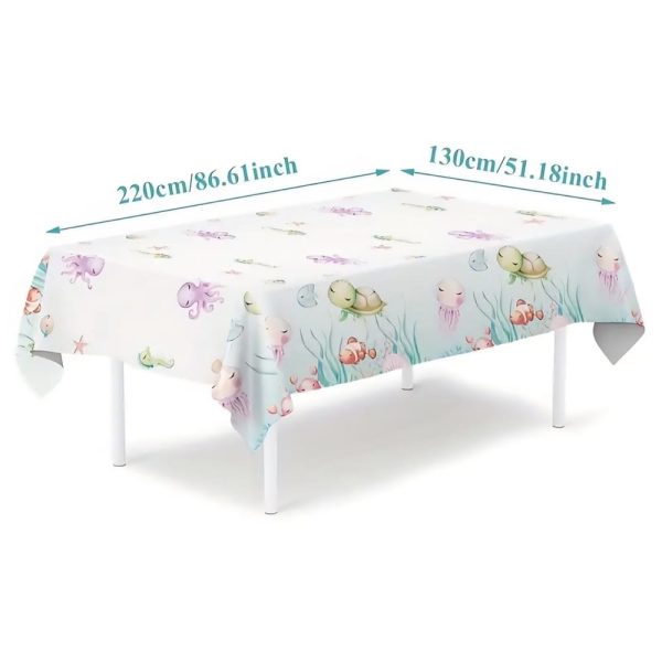 Under The Sea Disposable Tablecloth Dimensions