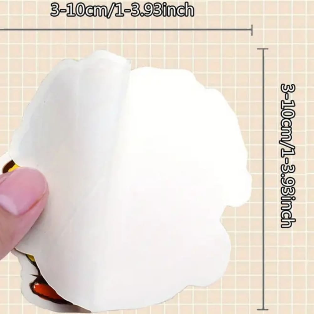 Under The Sea Party Favors Stickers-50 Piece 2 Under The Sea Stickers Dimensions